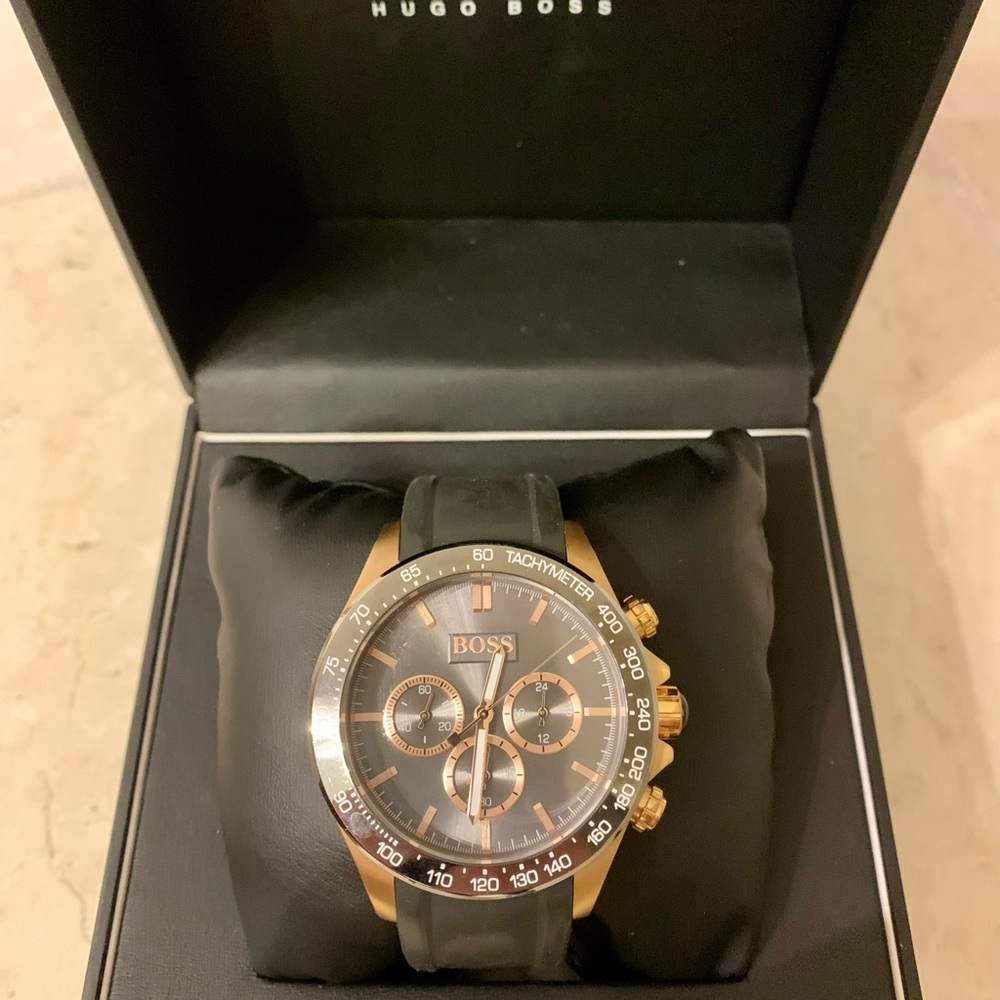 Hugo Boss Rose Gold Tone Men's Chronograph Watch